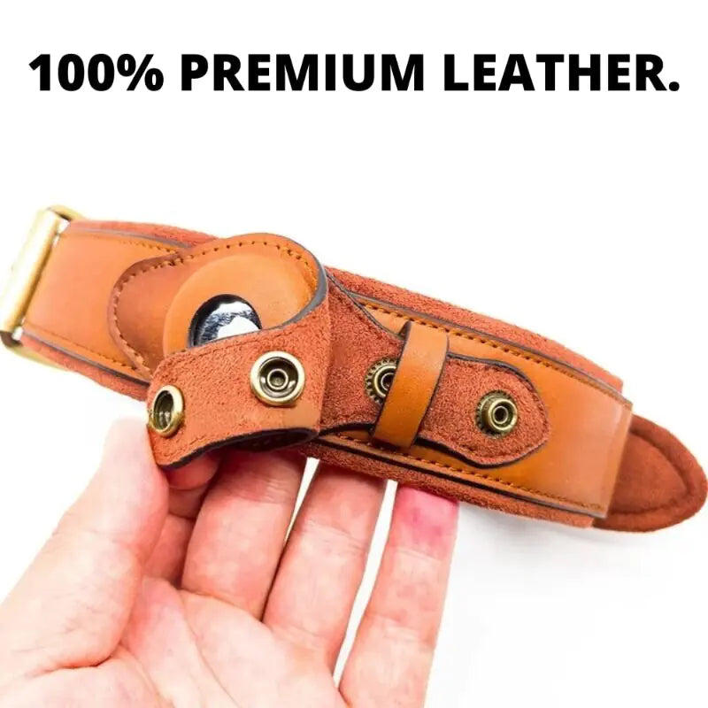 Premium Leather Anti-Lost Dog&