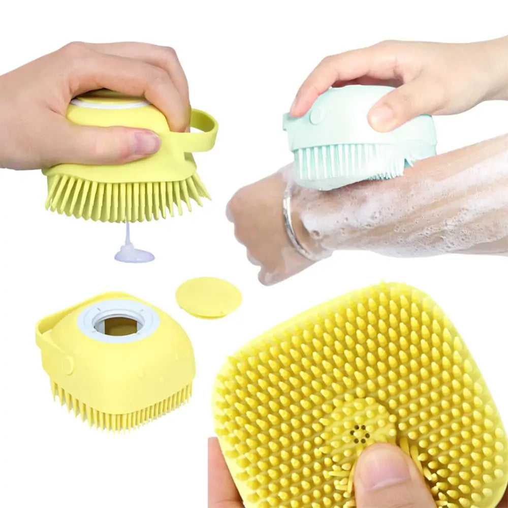 Gentle and Effective Dog Bath Brush