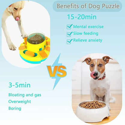 Interactive Mealtime Dog Puzzle Feeder