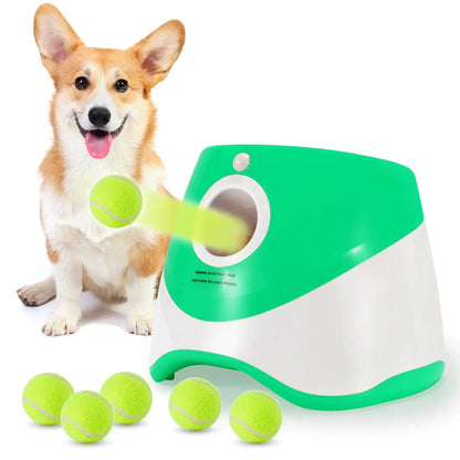 Interactive Tennis Ball Launcher Dog Toy