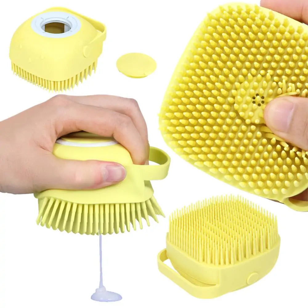 Gentle and Effective Dog Bath Brush