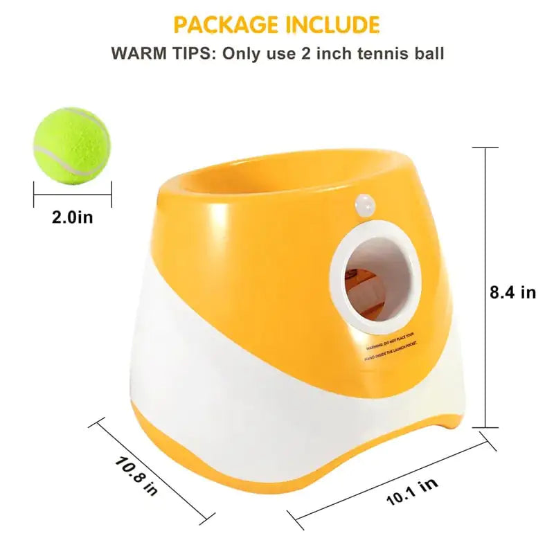 Interactive Tennis Ball Launcher Dog Toy