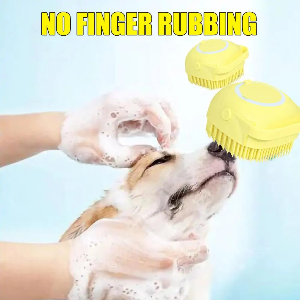 Gentle and Effective Dog Bath Brush